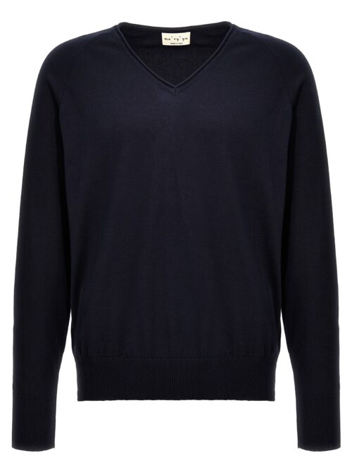 V-neck sweater MA'RY'YA Blue