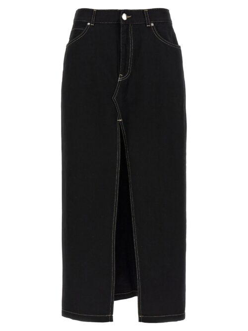 Maxi slit skirt PINKO Black