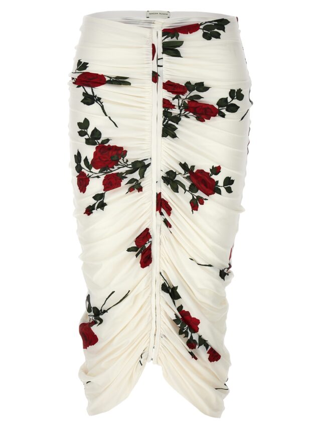 Floral print skirt MAGDA BUTRYM White