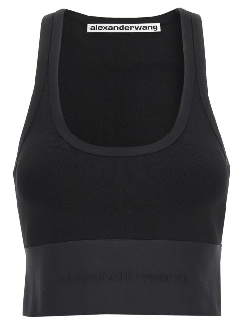 'Scoop Neck Bra' top ALEXANDER WANG Black