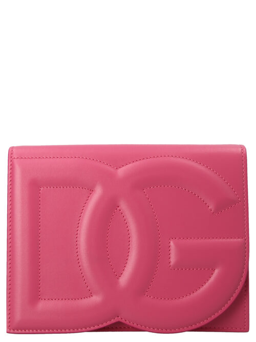 Logo crossbody bag DOLCE & GABBANA Fuchsia