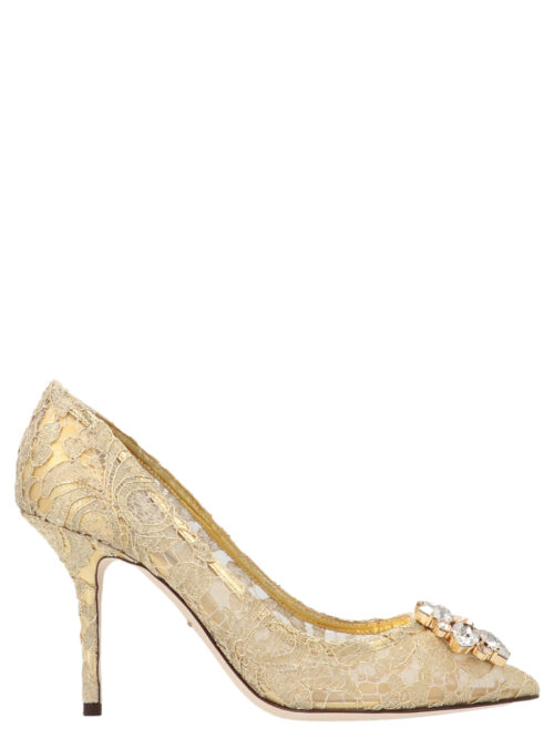 'Bellucci’ lace pumps DOLCE & GABBANA Gold