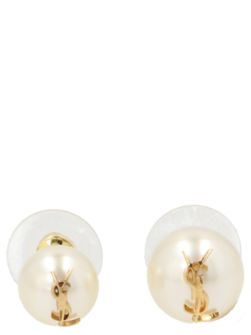 'Asymetrique Perle’ earrings 691563Y15269018 SAINT LAURENT White