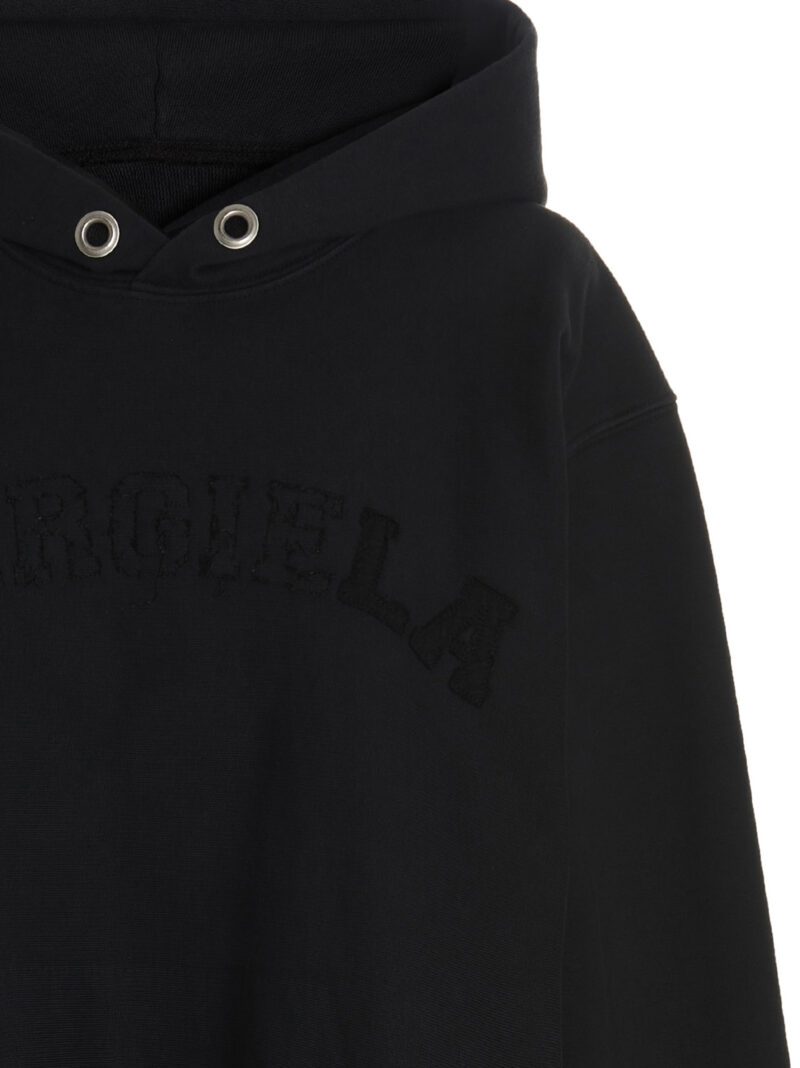 Logo hoodie Woman MAISON MARGIELA Black