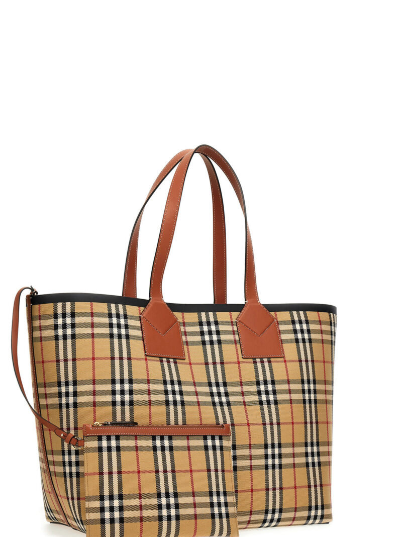 'London' shopping bag Woman BURBERRY Brown