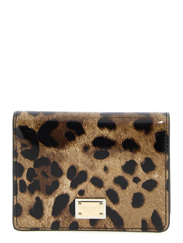 'Leopard' medium card holder DOLCE & GABBANA Multicolor