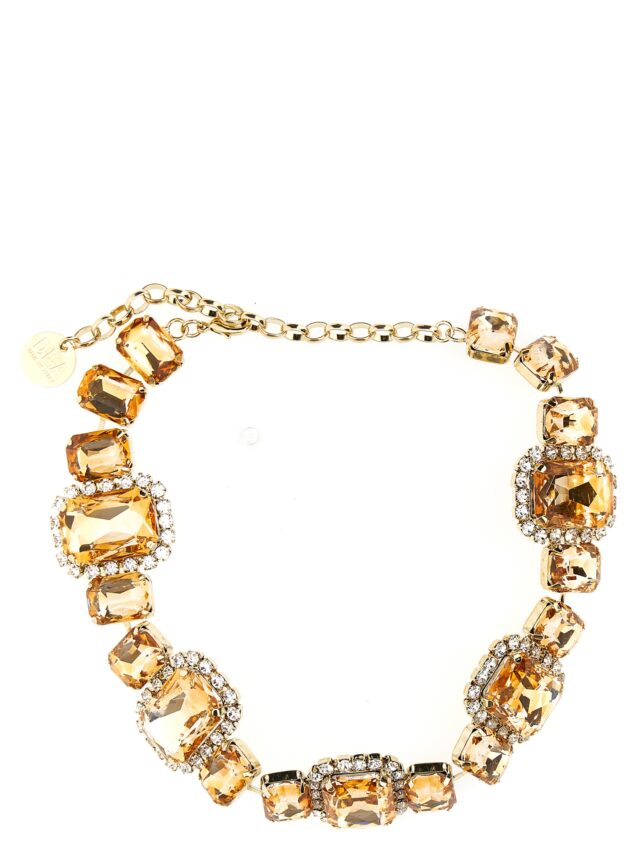 Stone choker necklace D•E•A Orange