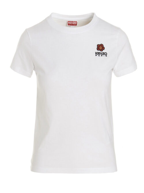 Logo embroidery T-shirt KENZO White