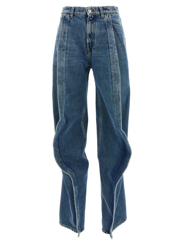 'Evergreen Banana Jeans' jeans Y/PROJECT Blue