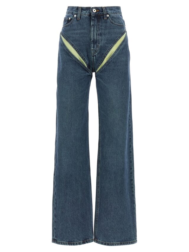 'Evergreen Cut Out' jeans Y/PROJECT Blue