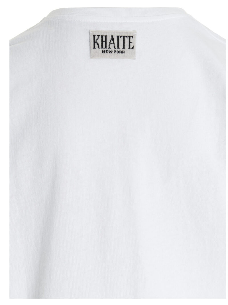 'Mae' t-shirt 100% cotton KHAITE White