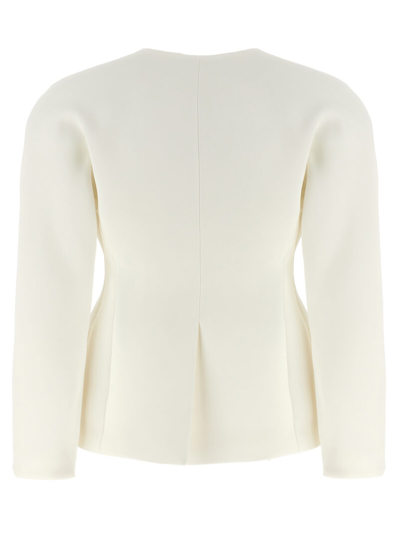 'La veste Ovalo' blazer 24E241JA0451526WHITE JACQUEMUS White