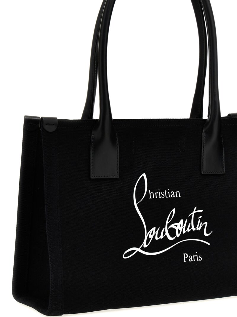 'Nastroloubi E/W Small' shopping bag Woman CHRISTIAN LOUBOUTIN Black