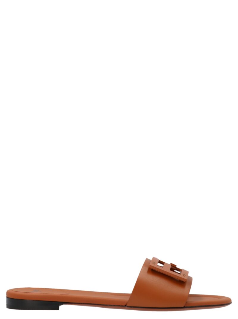 'Signature' sandals 8R8136AE7TF1C4R FENDI Brown