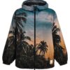 'Tropicale' hooded jacket EMPORIO ARMANI Multicolor