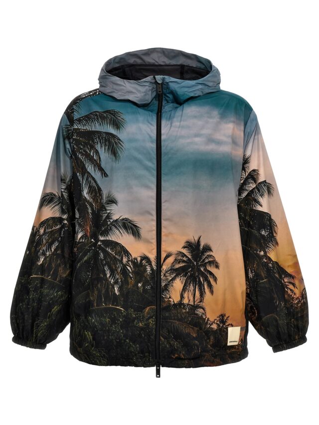 'Tropicale' hooded jacket EMPORIO ARMANI Multicolor
