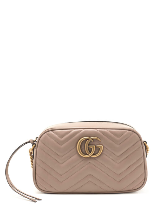 'GG Marmont 2.0' small crossbody bag GUCCI Beige