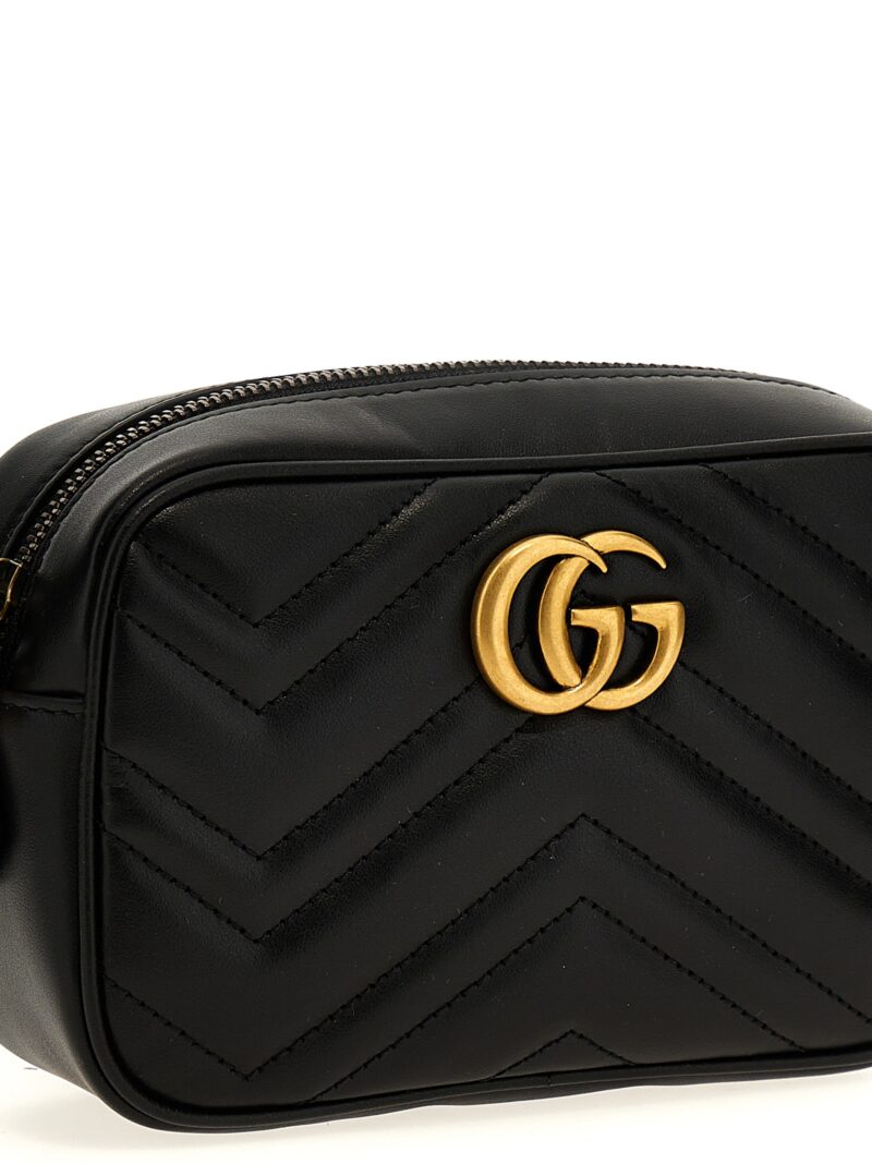 'GG marmont 2.0' crossbody bag Woman GUCCI Black