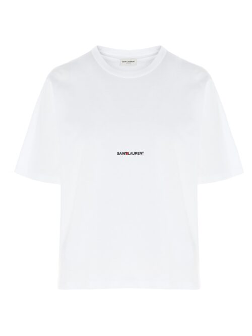 'Saint Laurent Rive gauche' T-shirt SAINT LAURENT White