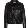 'Classic Motorcycle' leather jacket SAINT LAURENT Black