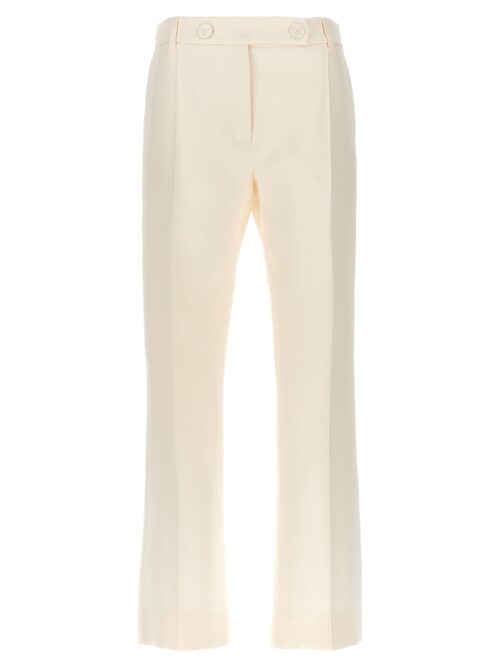 Valentino Garavani crepe couture pants VALENTINO GARAVANI White