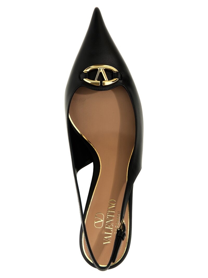 Slingback Valentino Garavani 100% calfskin leather (Bos Taurus) VALENTINO GARAVANI Black