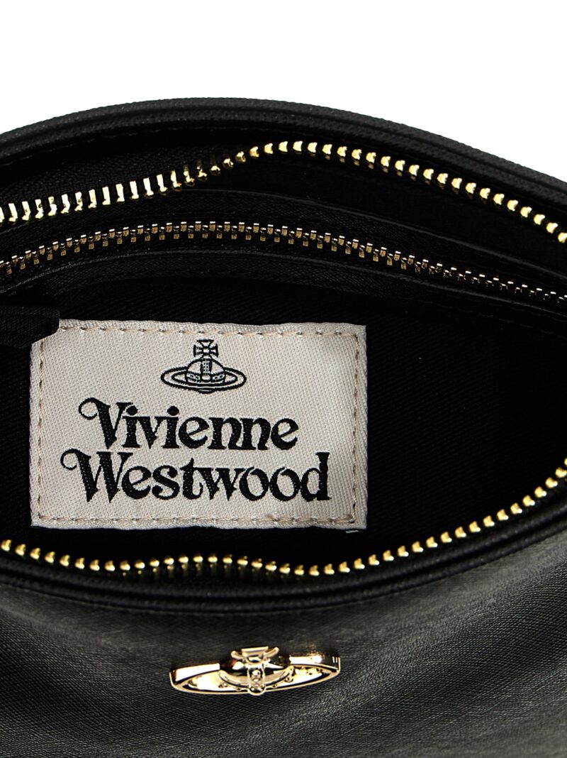 'Squire New Square' Crossbody bag 100%calf leather (Bos Taurus) VIVIENNE WESTWOOD Black