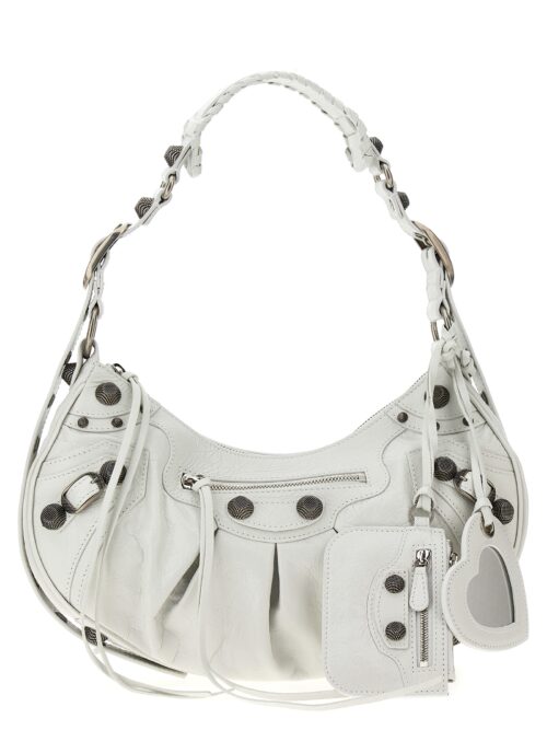 'Le Cagole S' shoulder bag BALENCIAGA White