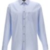 Double G embroidery shirt GUCCI Light Blue