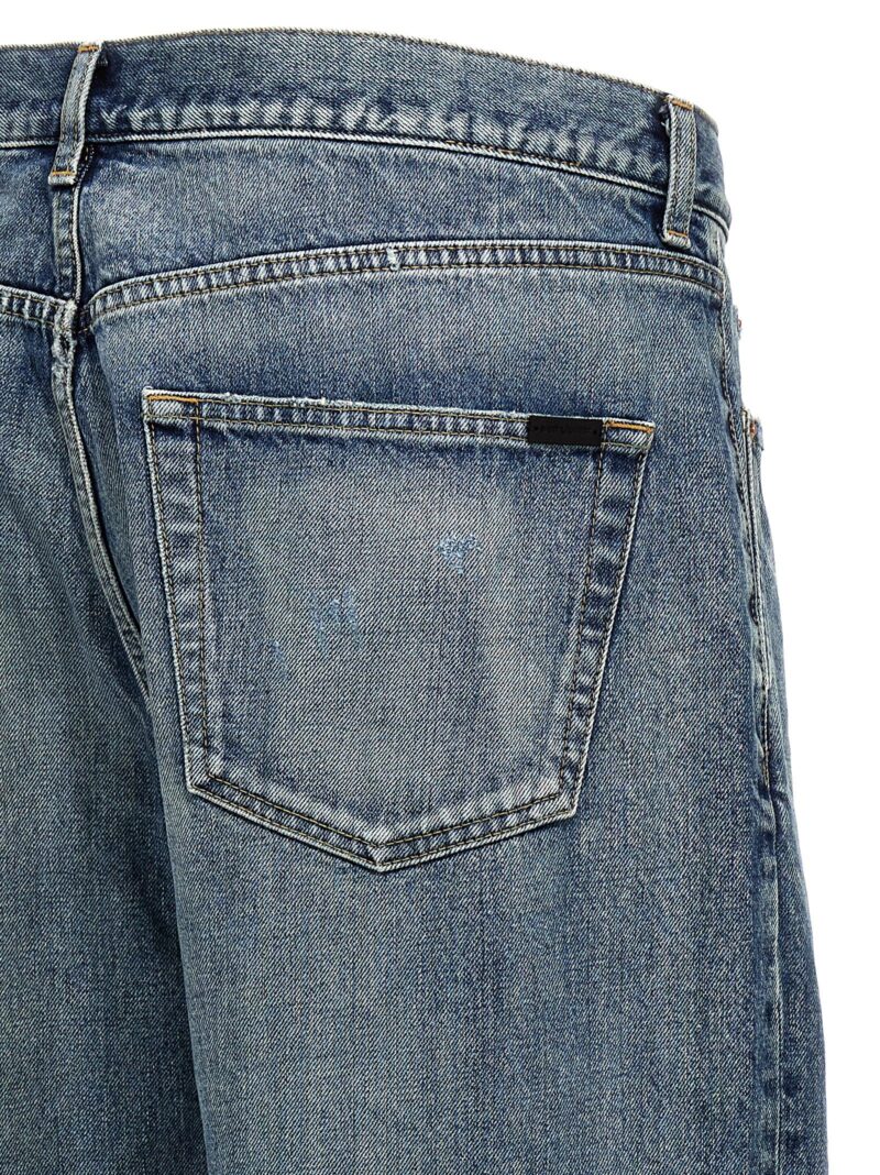 'Mick' jeans 100% cotton SAINT LAURENT Light Blue