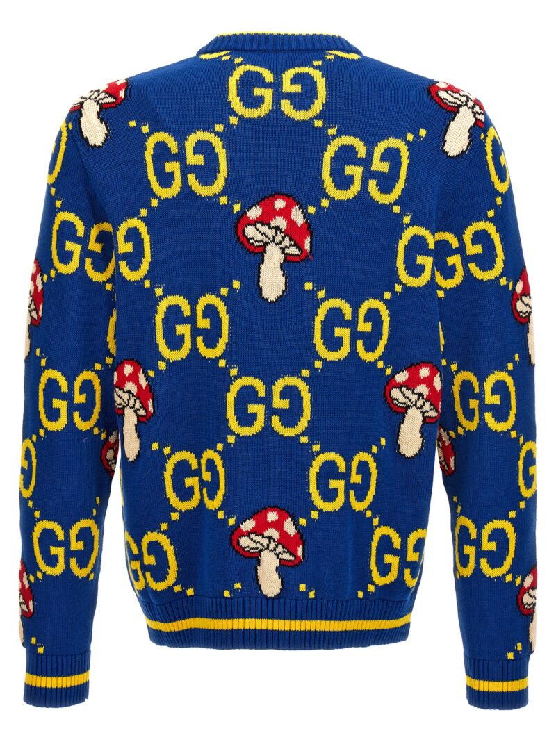 'GG Mushroom' sweater 742907XKDD94370 GUCCI Blue