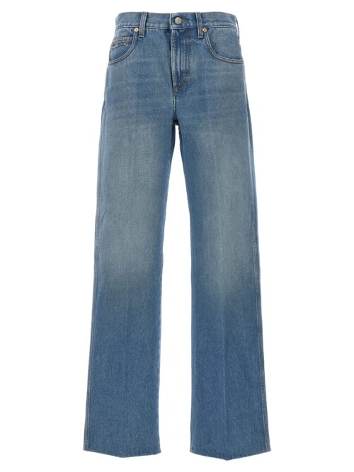 Relaxed style jeans GUCCI Blue