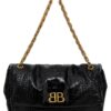 'Monaco Sling' medium shoulder bag BALENCIAGA Black