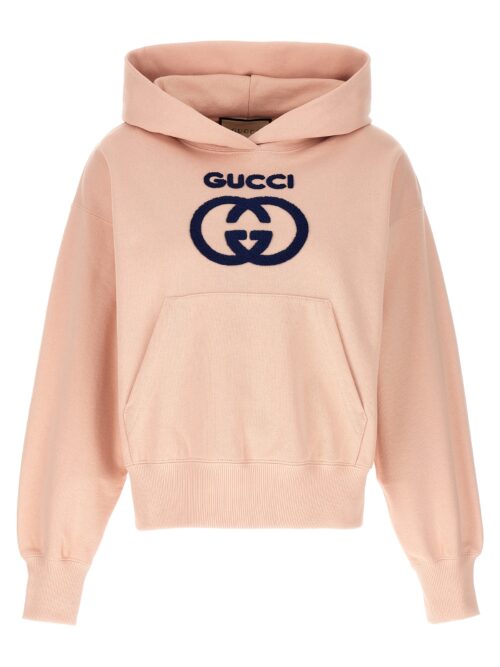 Logo hoodie GUCCI Pink