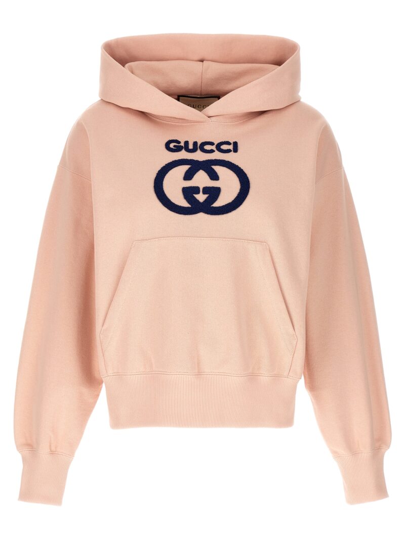 Logo hoodie GUCCI Pink