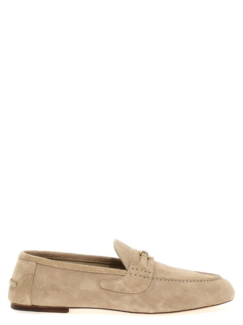 'Incrocio GG' loafers GUCCI Beige