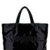 Maxi patent bag SAINT LAURENT Black