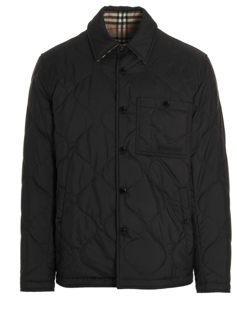 Reversible quilted overshirt BURBERRY Multicolor