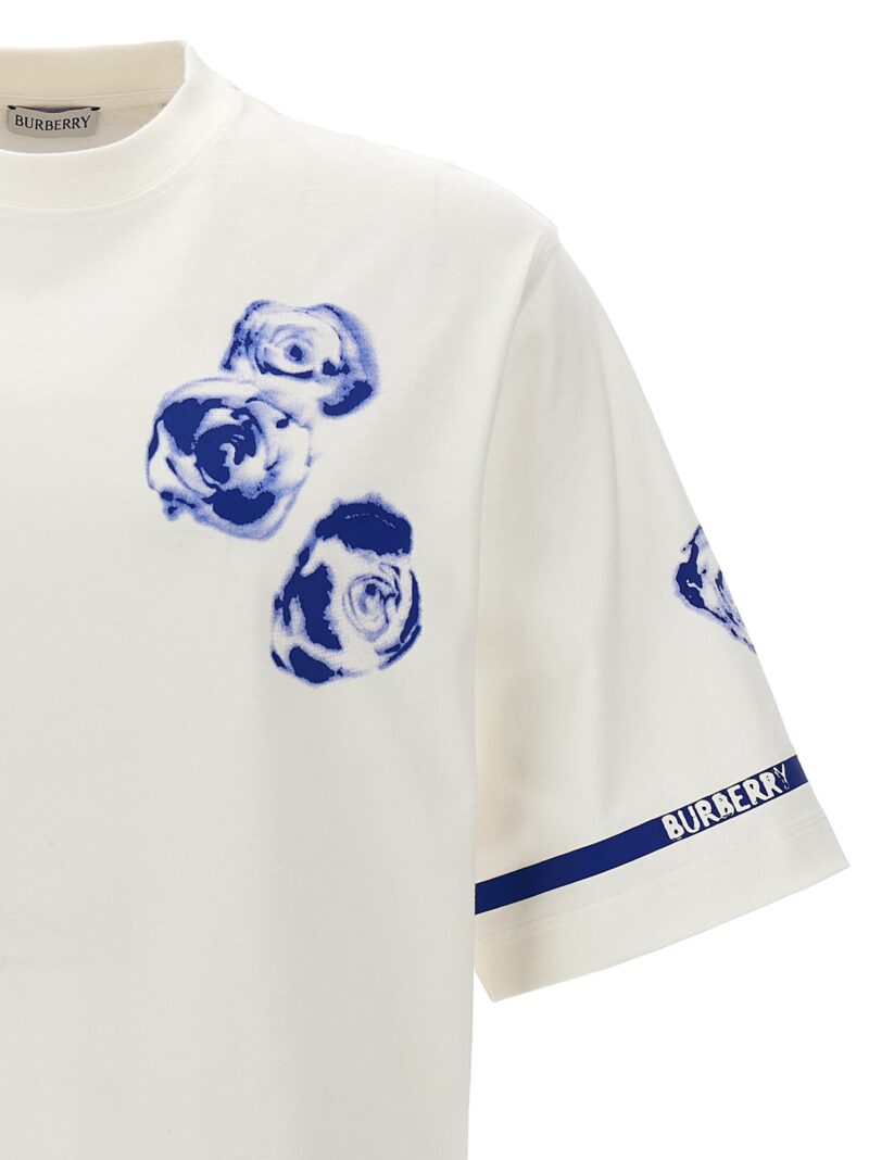 Printed T-shirt Man BURBERRY White