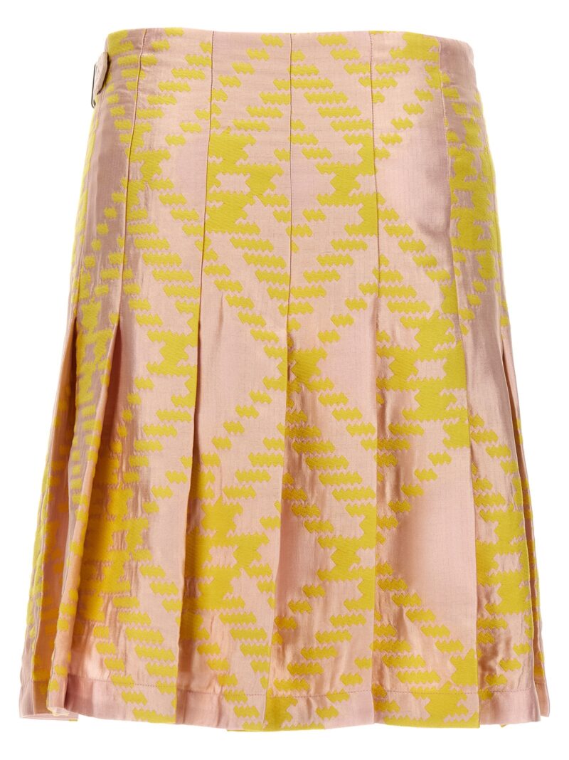 Check skirt 8083000SHERBET BURBERRY Multicolor