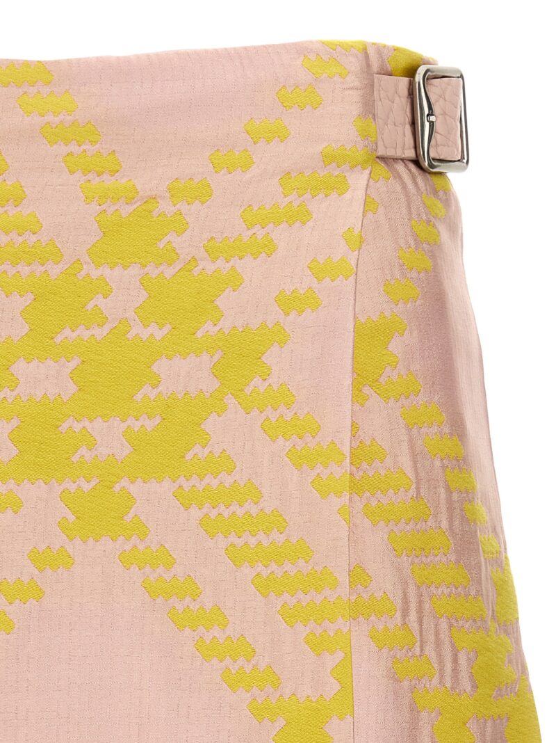 Check skirt Woman BURBERRY Multicolor