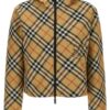 Cropped check reversible jacket BURBERRY Beige