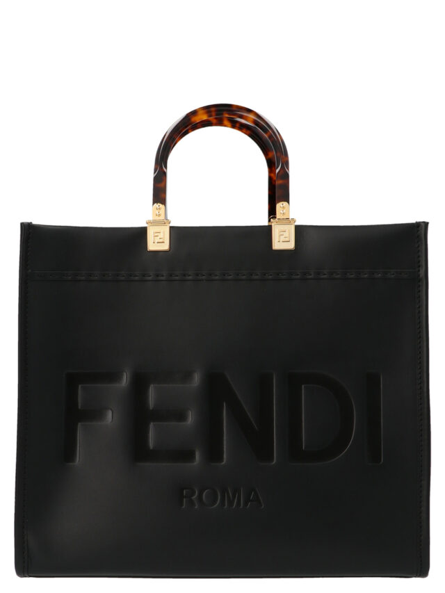 'Fendi Sunshine’ shopping bag FENDI Black