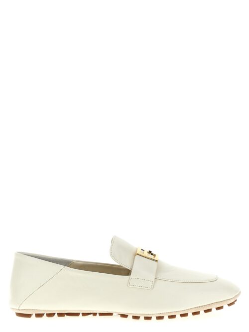 'Baguette' loafers FENDI White