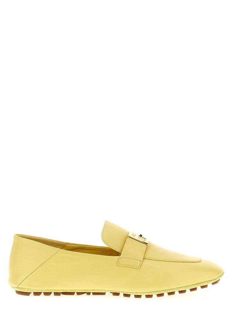 'Baguette' loafers FENDI Yellow