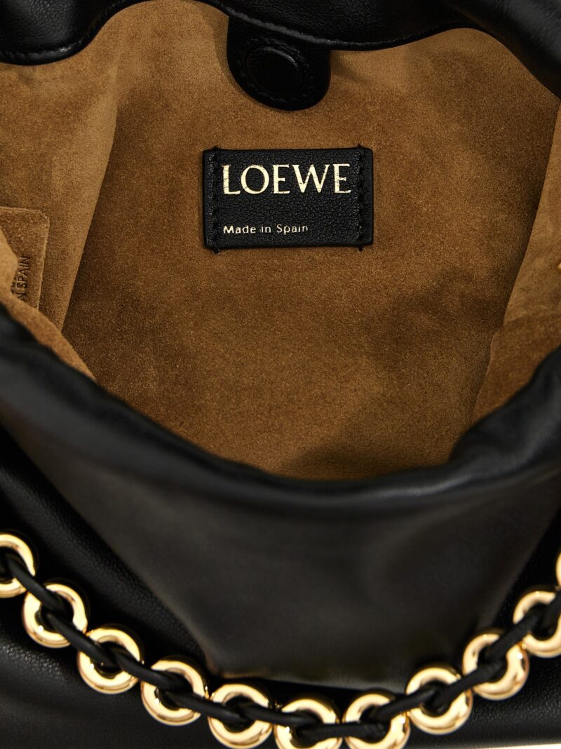 'Flamenco Mini' pouch 100% lamb leather LOEWE Black