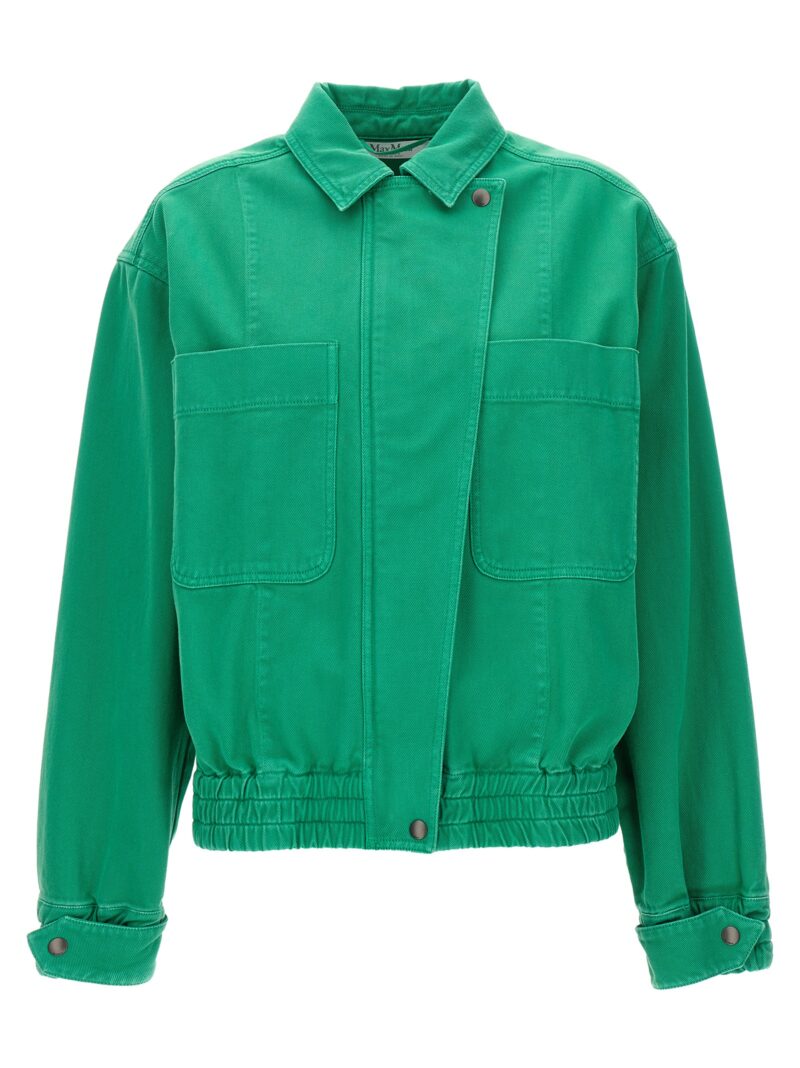 'Arturo' cropped jacket MAX MARA Green