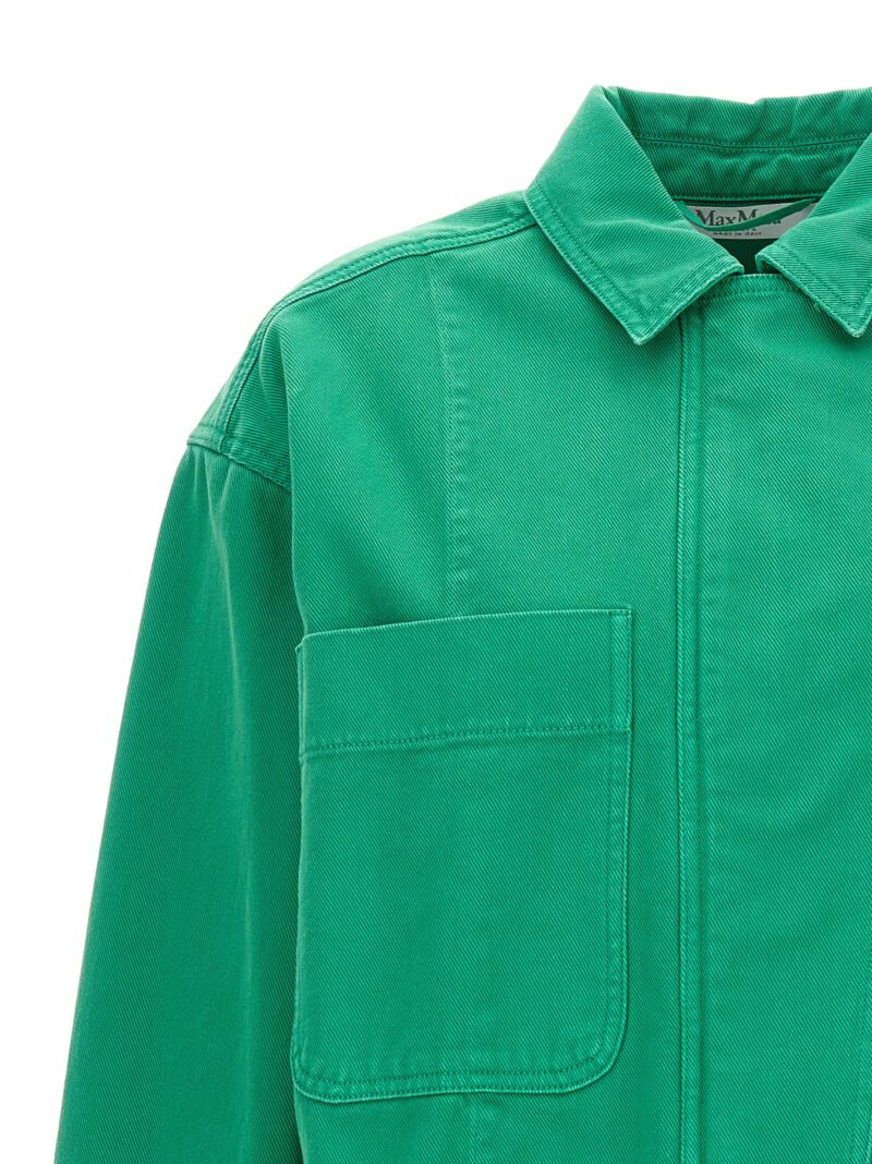 'Arturo' cropped jacket Woman MAX MARA Green