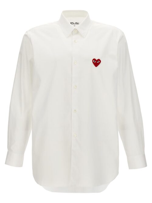 Logo patch shirt COMME DES GARÇONS PLAY White