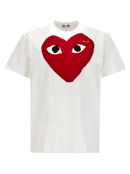 Logo print T-shirt COMME DES GARÇONS PLAY White